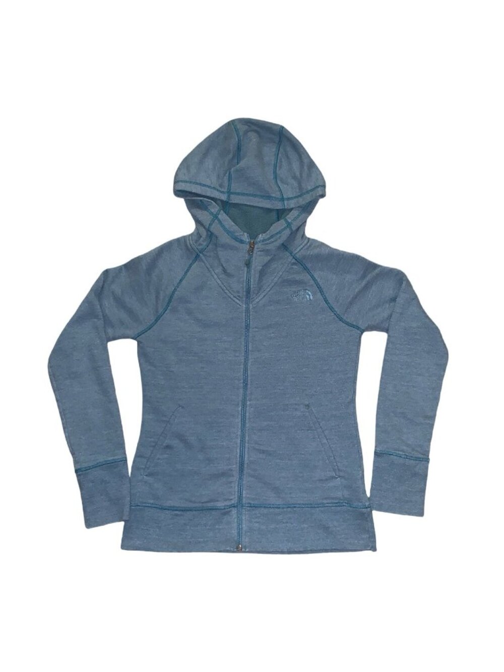 The North Face NF0A5GBC 2019 Womans Canyonlands Hoodie Blue Wing Teal Sz Small